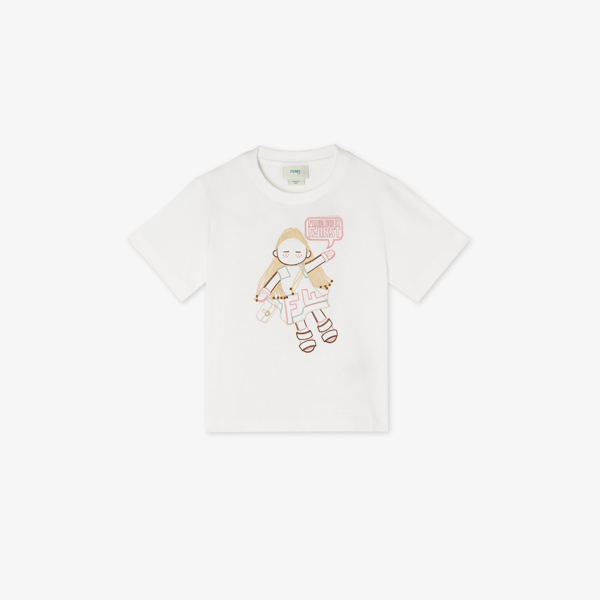 Junior T-shirt Cotton White | Fendi