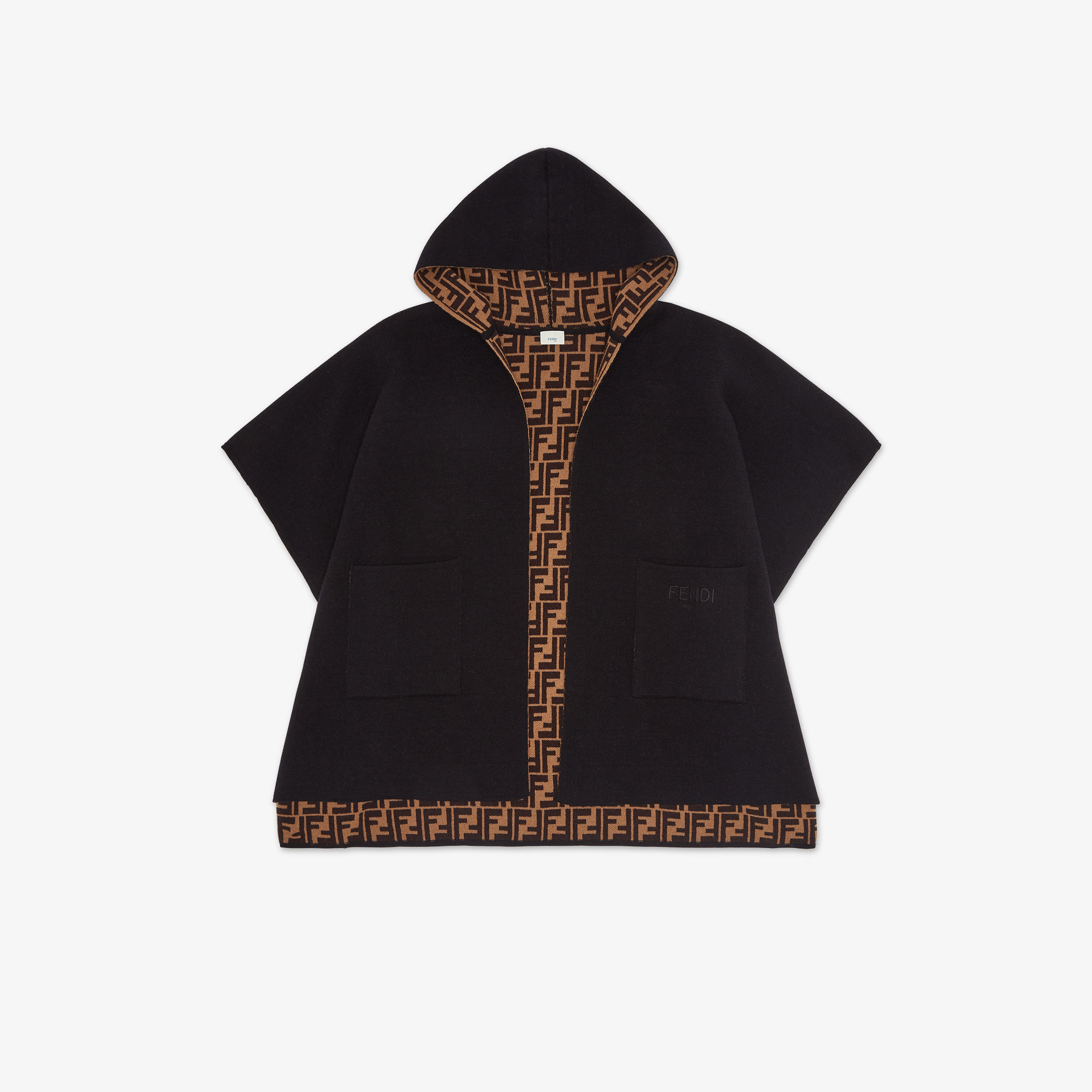 Junior Cape Fabric Black | Fendi Junior Cape Fabric Black | Fendi