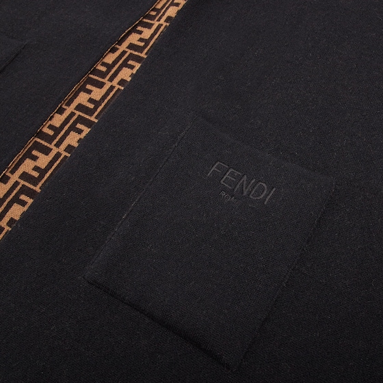 Fendi Wool and cashmere knit reversible junior cape | Thumbnail 3