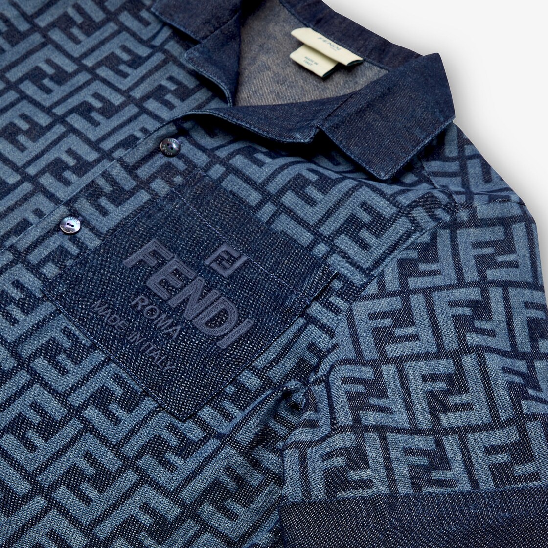 Fendi Terry Cloth Polo Shirt