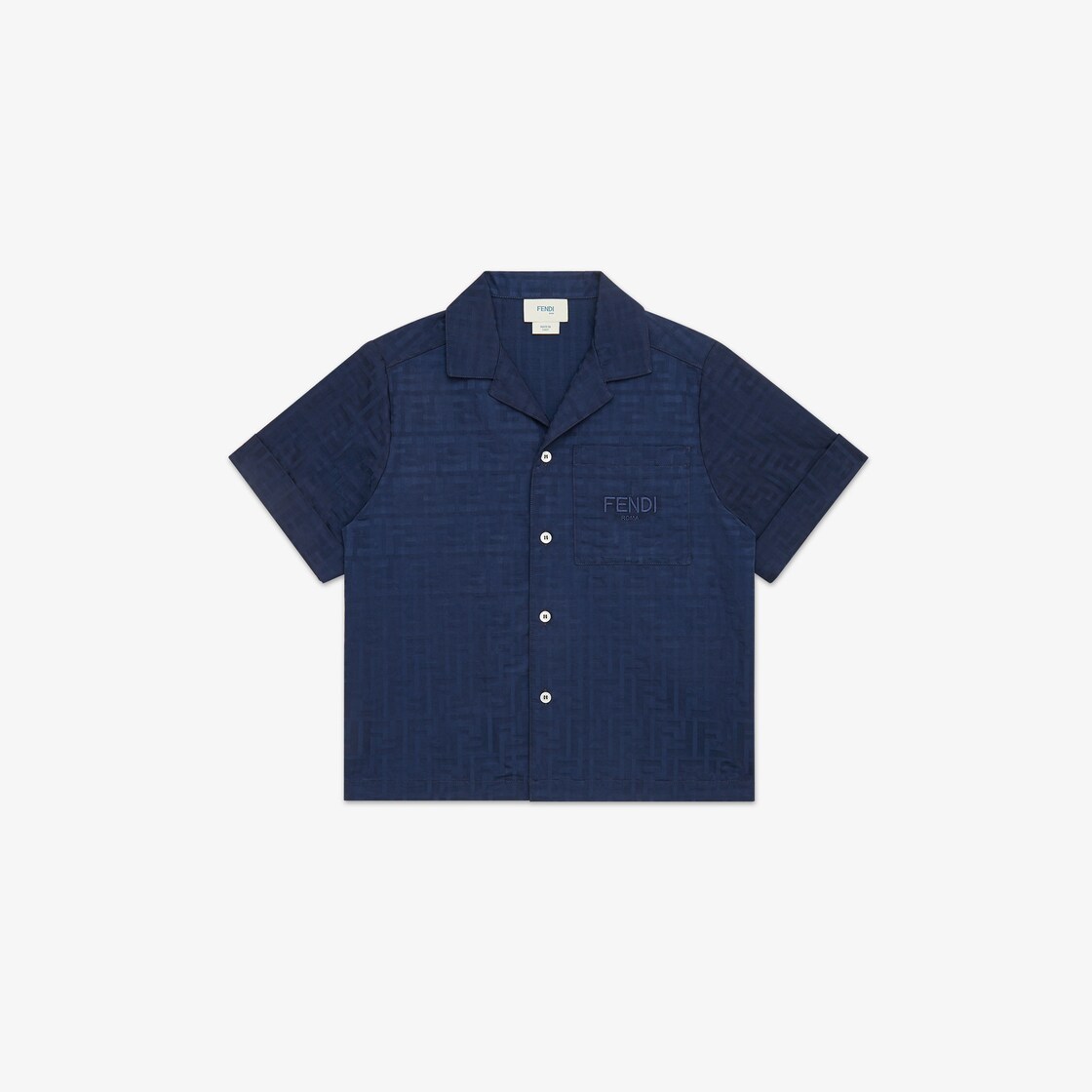 Junior Shirt Jacquard cotton junior shirt Fendi