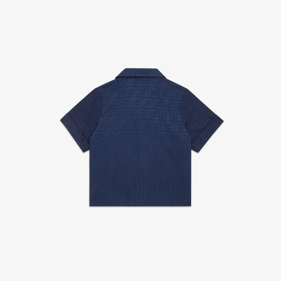 Junior shirt Jacquard cotton junior shirt Blue - Image 2/3