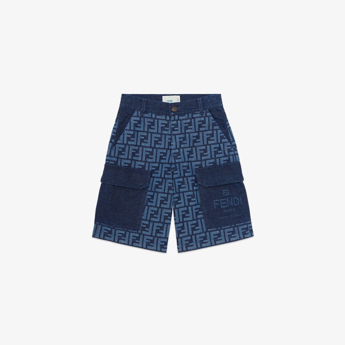 Blue store fendi shorts