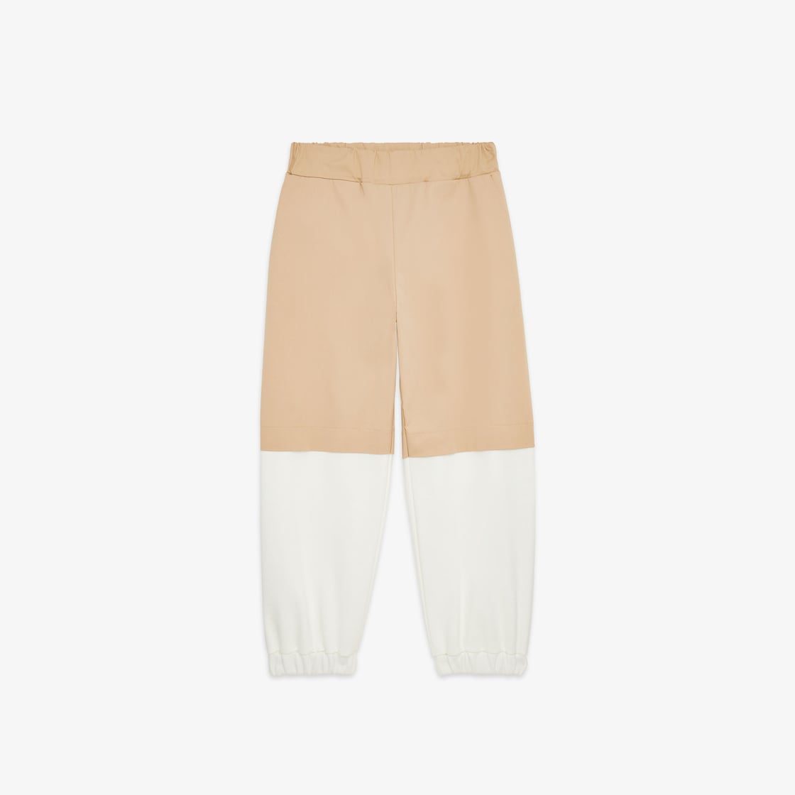 Junior jogging trousers Stretch gabardine junior jogging trousers Beige - Image 1/3