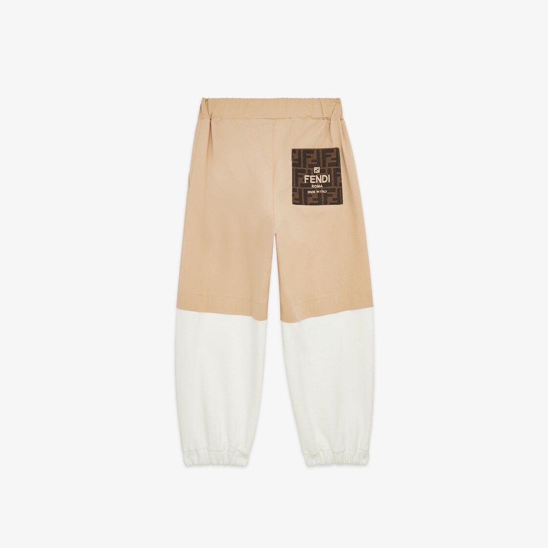 Junior jogging trousers Stretch gabardine junior jogging trousers Beige - Image 2/3