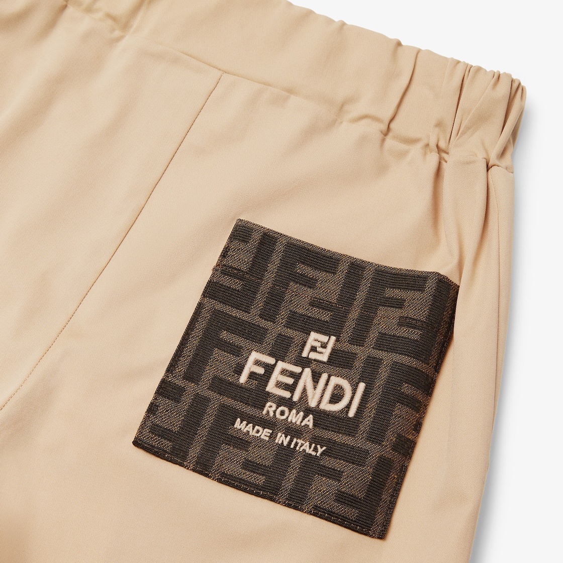 Junior jogging trousers Stretch gabardine junior jogging trousers Beige - Image 3/3