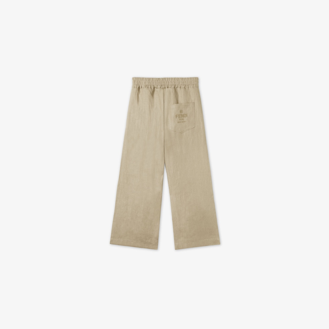 Junior trousers Long linen junior trousers Beige - Image 2/3