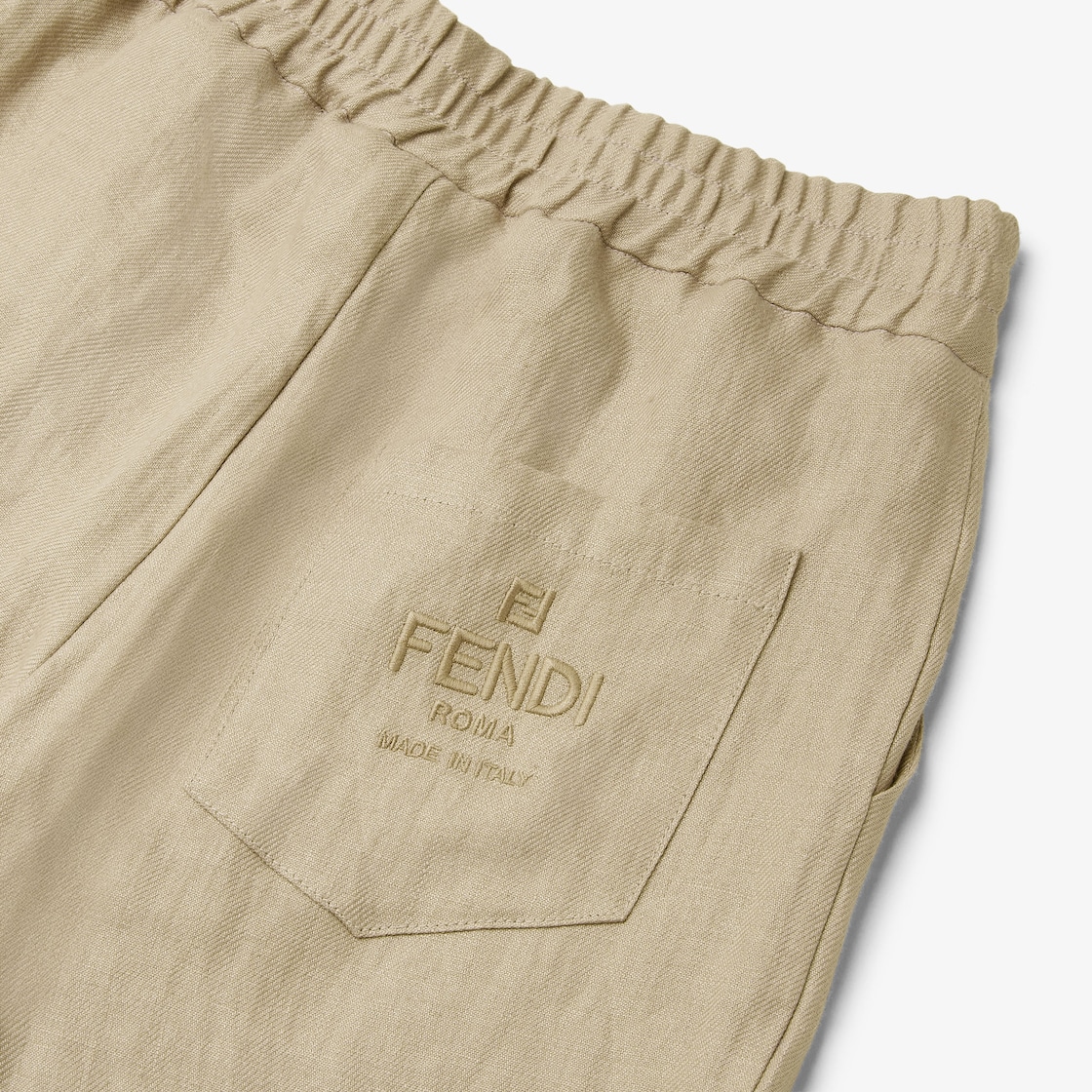 Junior trousers Long linen junior trousers Beige - Image 3/3