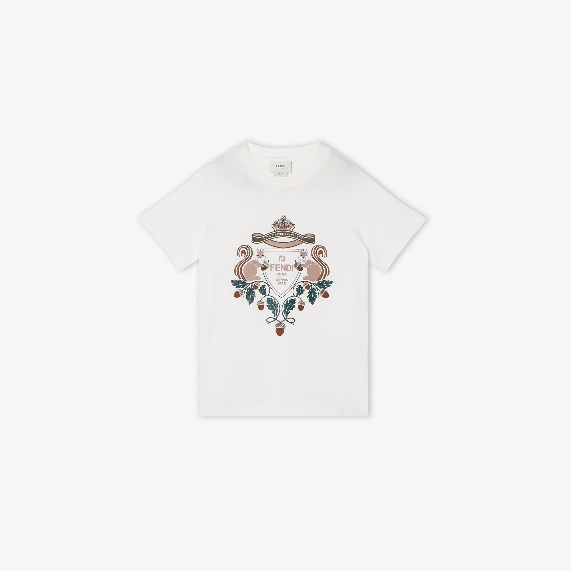 FENDI クマプリント Tシャツ 7A ホワイト FENDI クマプリント Tシャツ 7A ホワイト