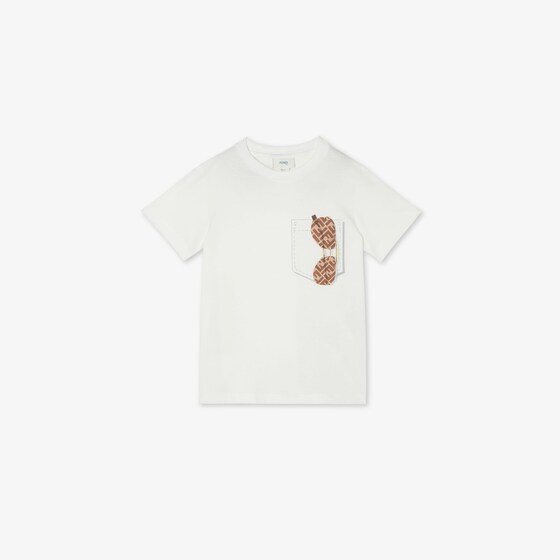 Fendi Junior T-shirt In White