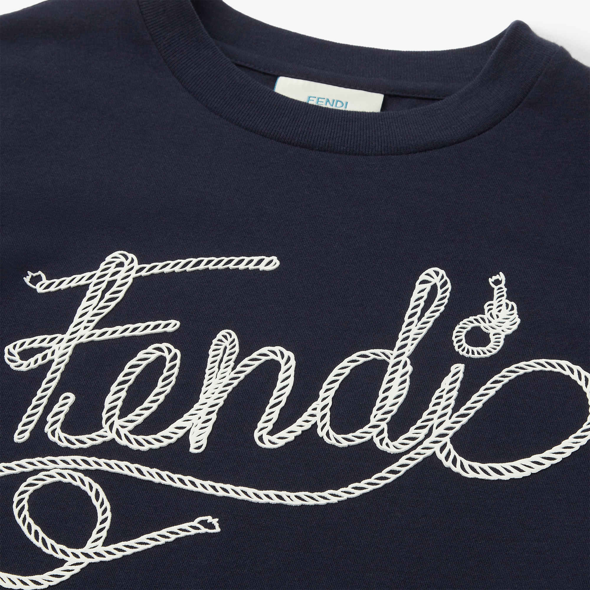 ジュニア Tシャツ コットン ブルー | Fendi