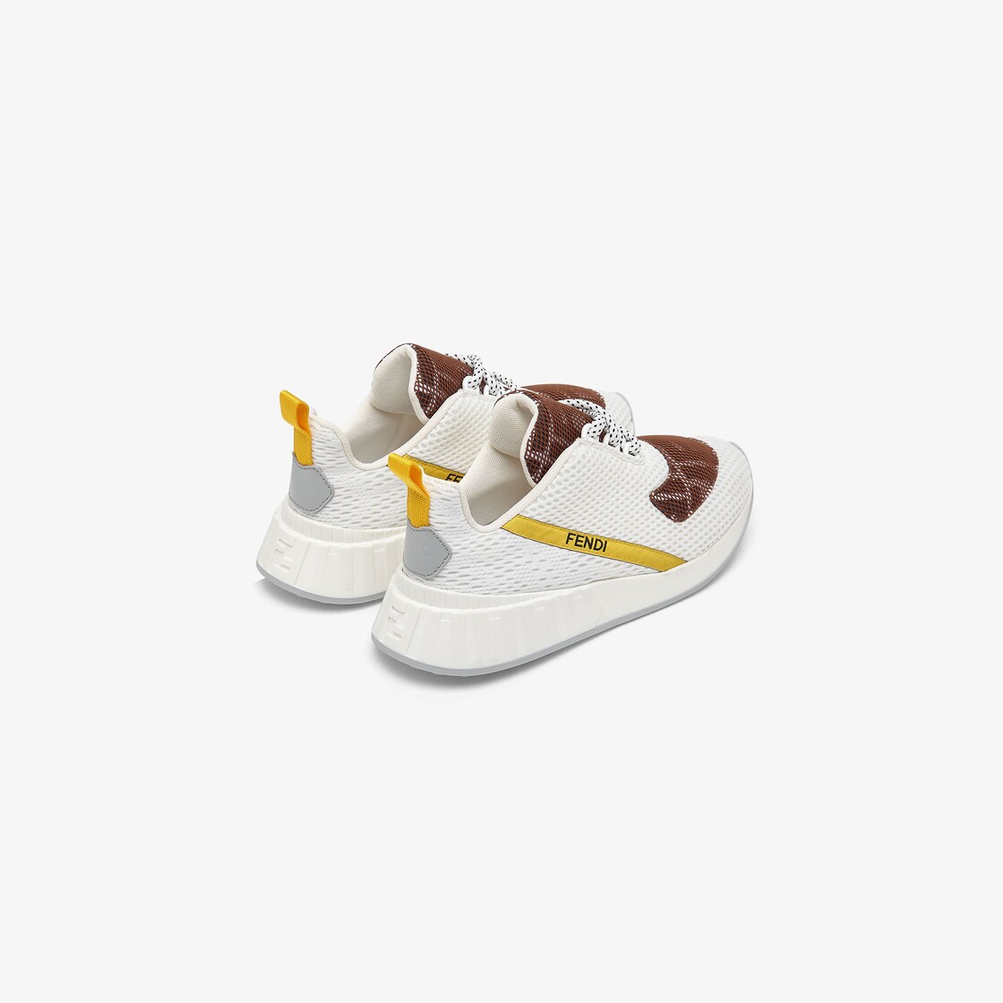 Junior Sneakers White mesh junior sneakers with logo White - Image 3/3