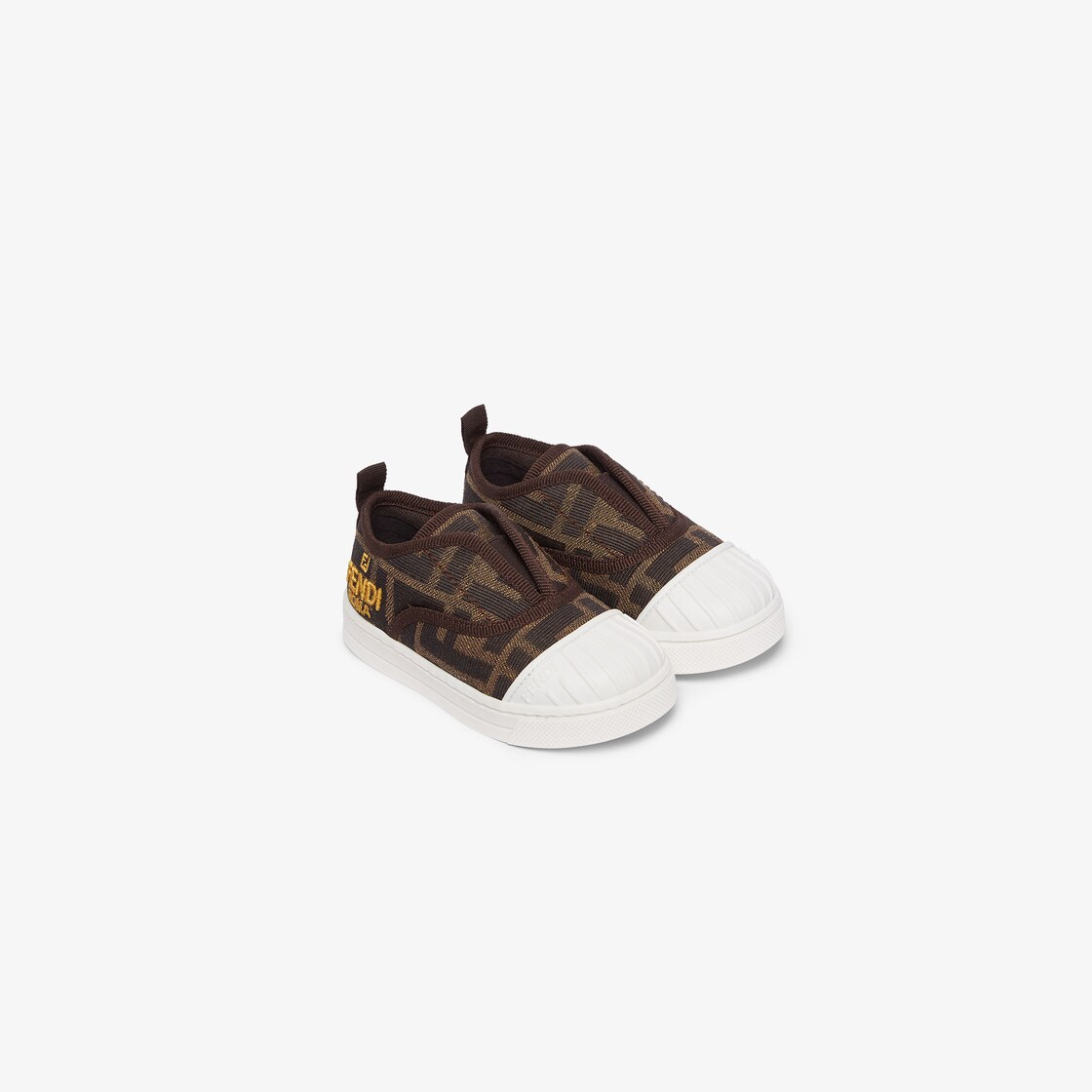 Buy Fendi Slip-On Sneaker Junior 'Allover FF Logo - Tobacco