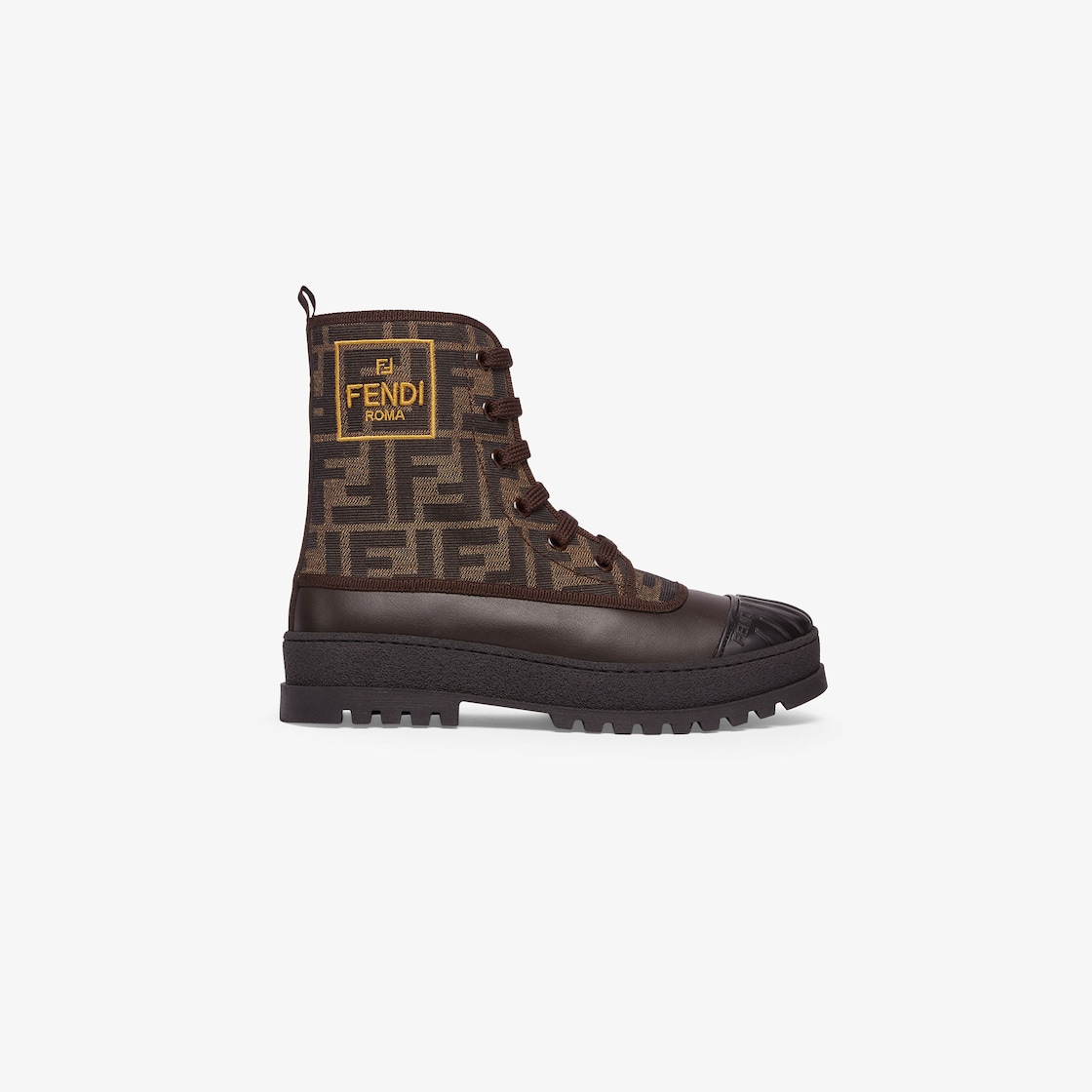 Fendi brown boots best sale