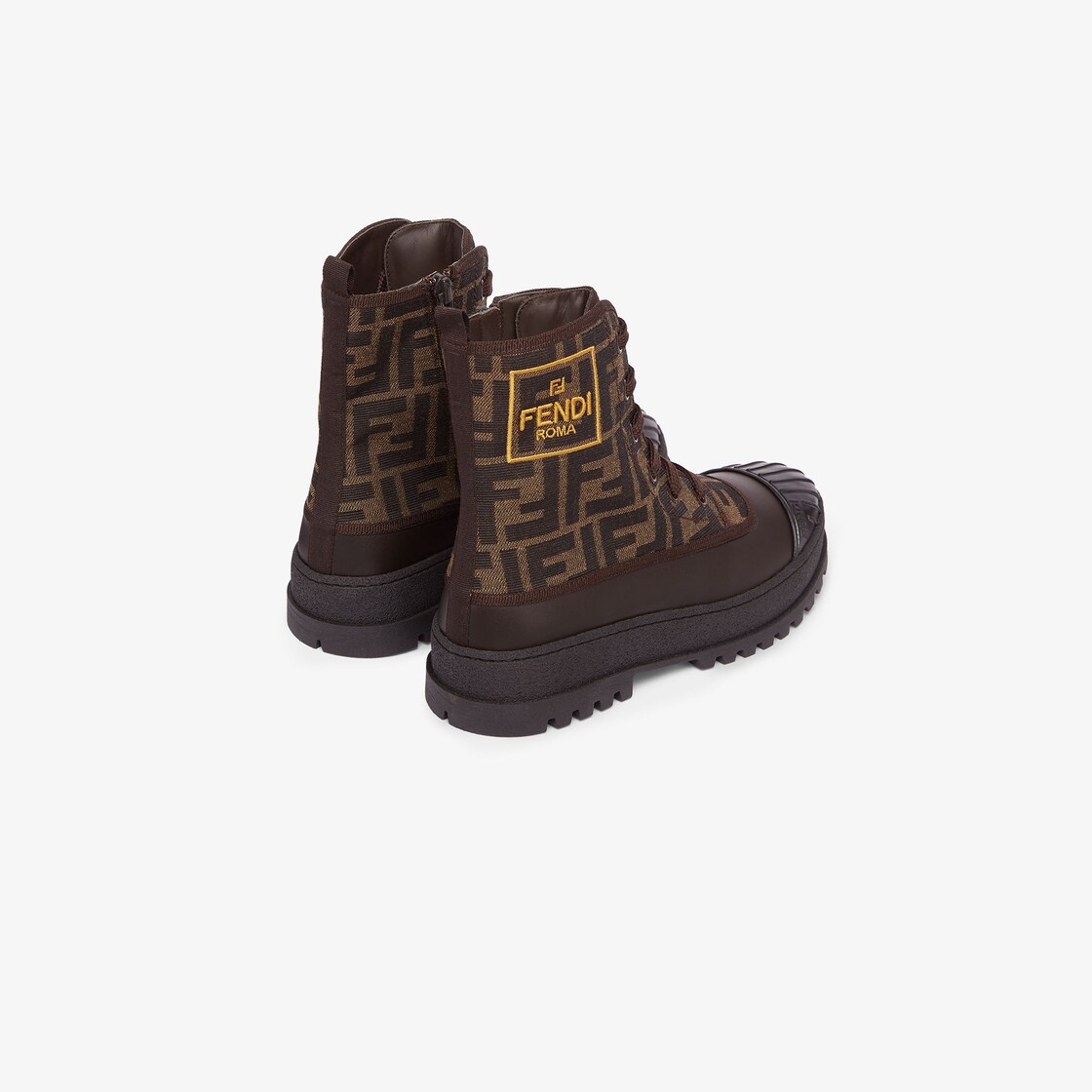 Junior Biker Boots Tobacco jacquard junior biker boots Brown - Image 3/3