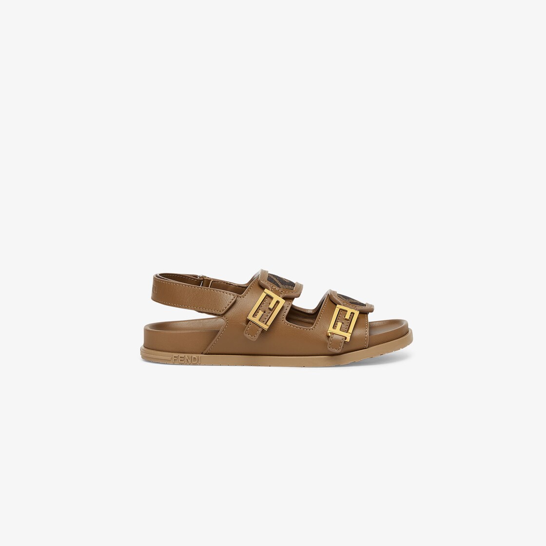 Junior Sandals Calfskin junior sandals Brown - Image 1/3