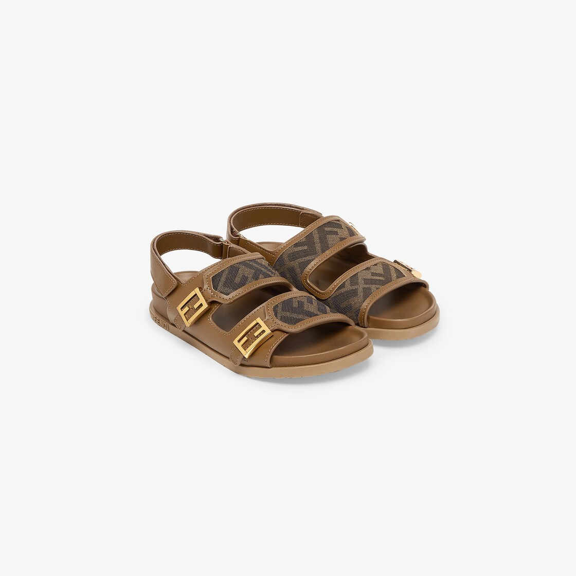 Junior Sandals Calfskin junior sandals Brown - Image 2/3