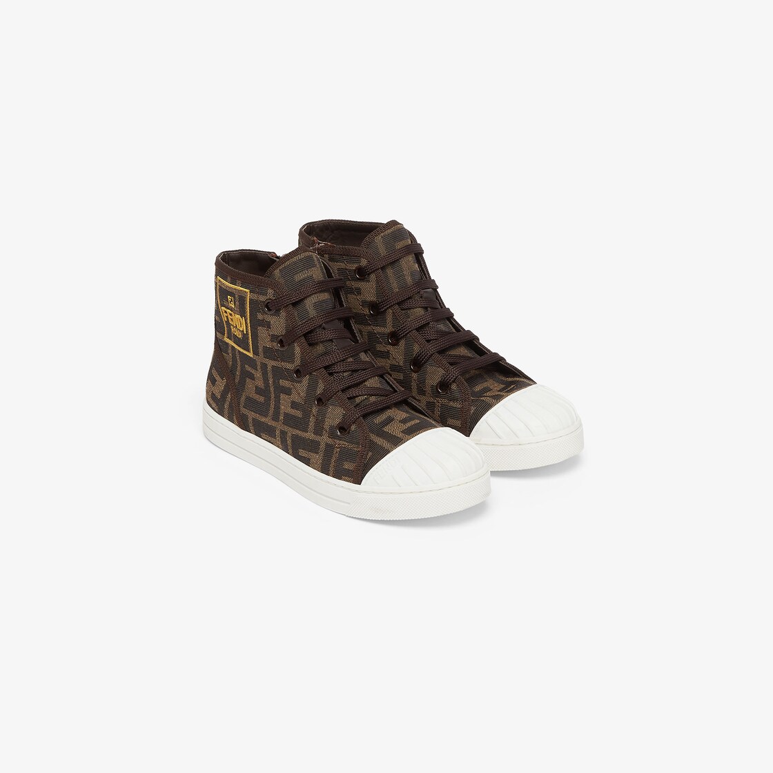 Junior Sneakers Tobacco jacquard junior sneakers Brown - Image 2/3