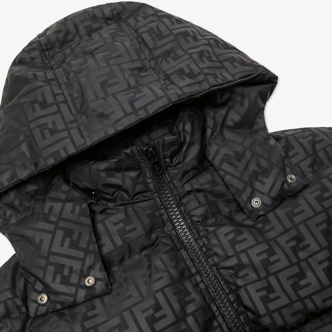 Short Down Jacket Black | Fendi