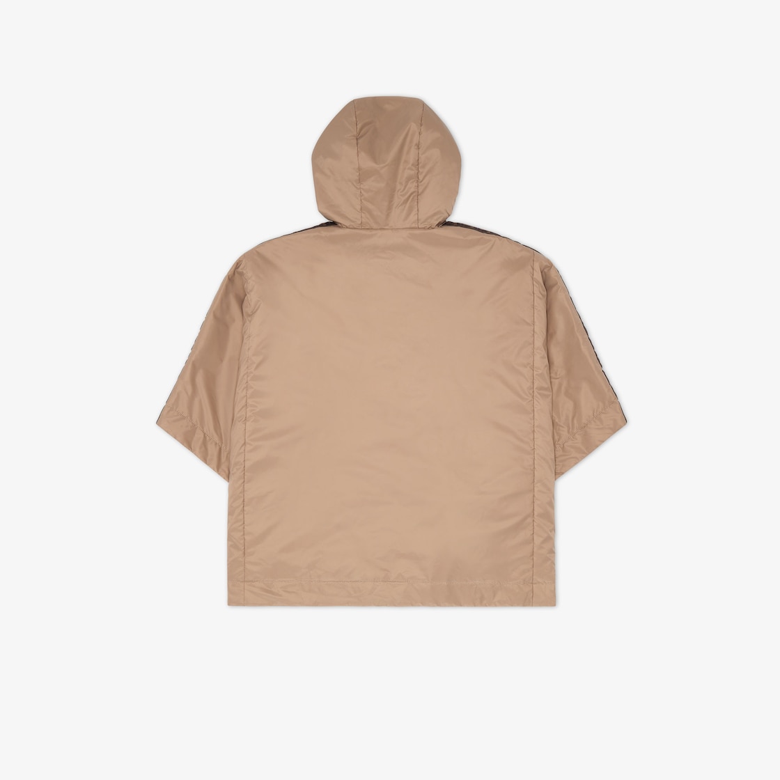 Rain Cape Reversible beige nylon junior cape with all-over FF logo false - Image 2/5