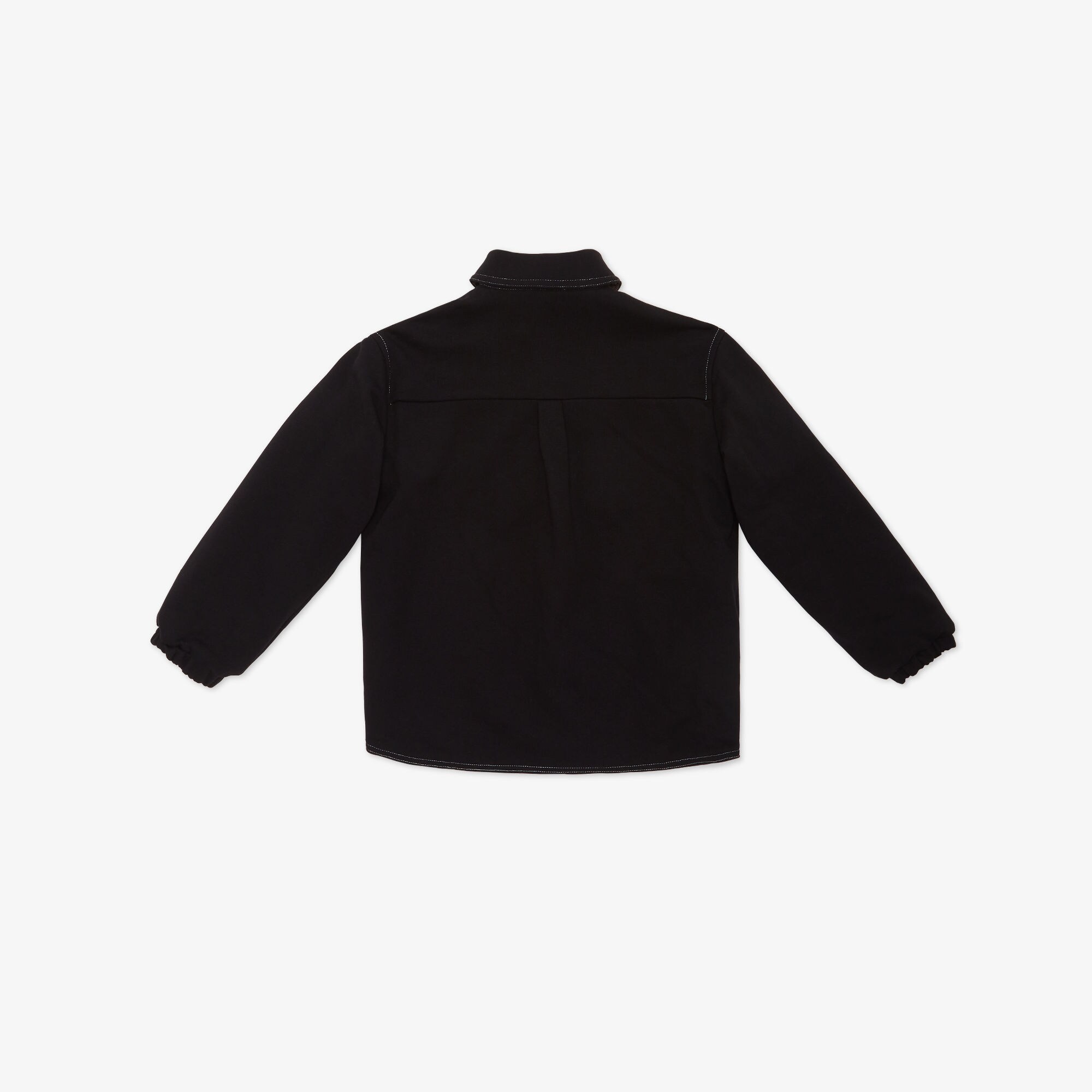 Black jersey reversible junior shirt jacket Fendi