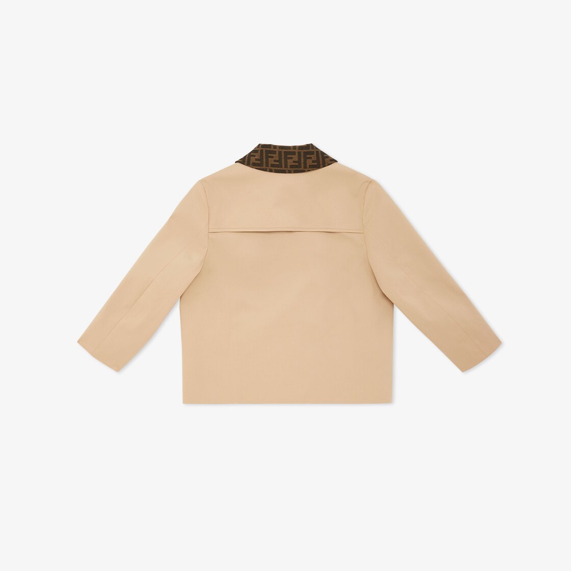 FENDI】2020ss シアー パネル切替 デザイン ギャバジン ジャケット