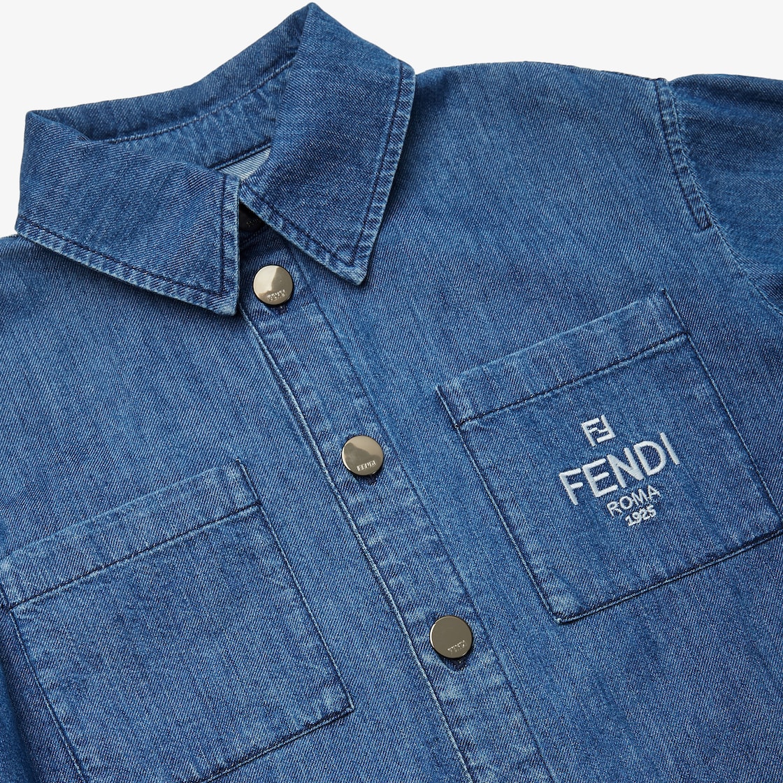 Junior-Hemd aus Denim