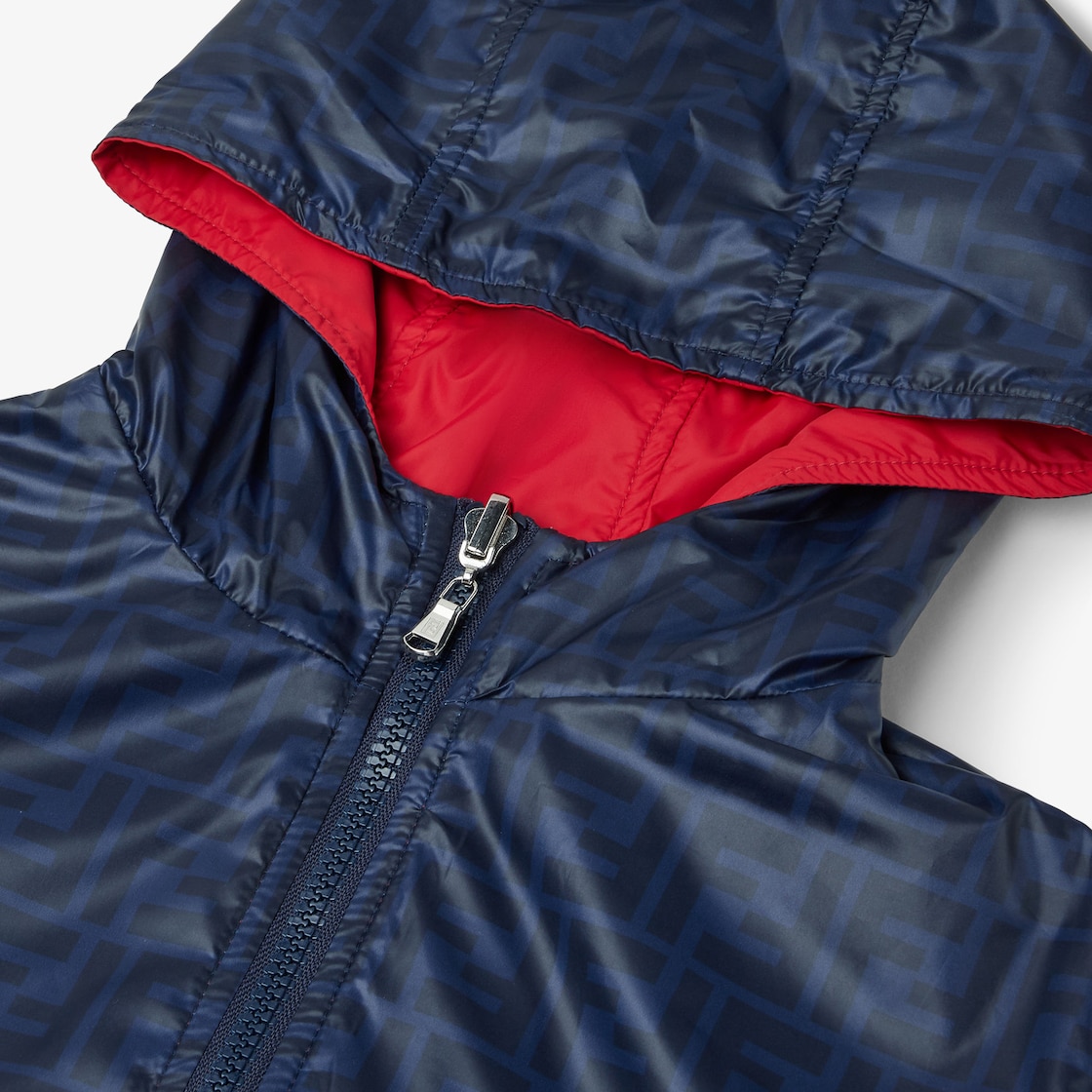 Junior windbreaker jacket Reversible light blue nylon junior windbreaker jacket Light blue - Image 3/4