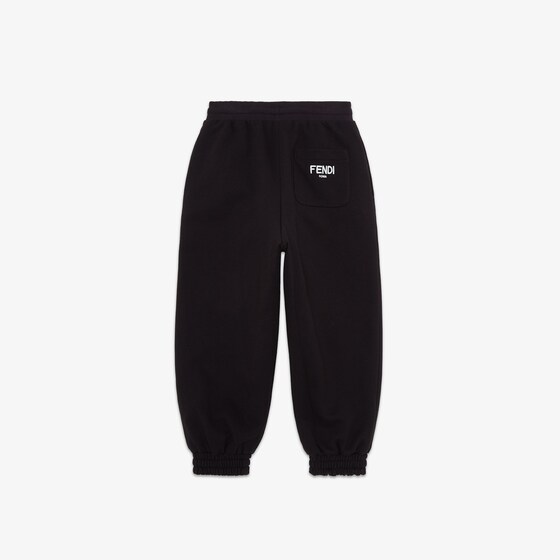 Fendi Reversible junior jogging trousers with drawstring at | Thumbnail 2