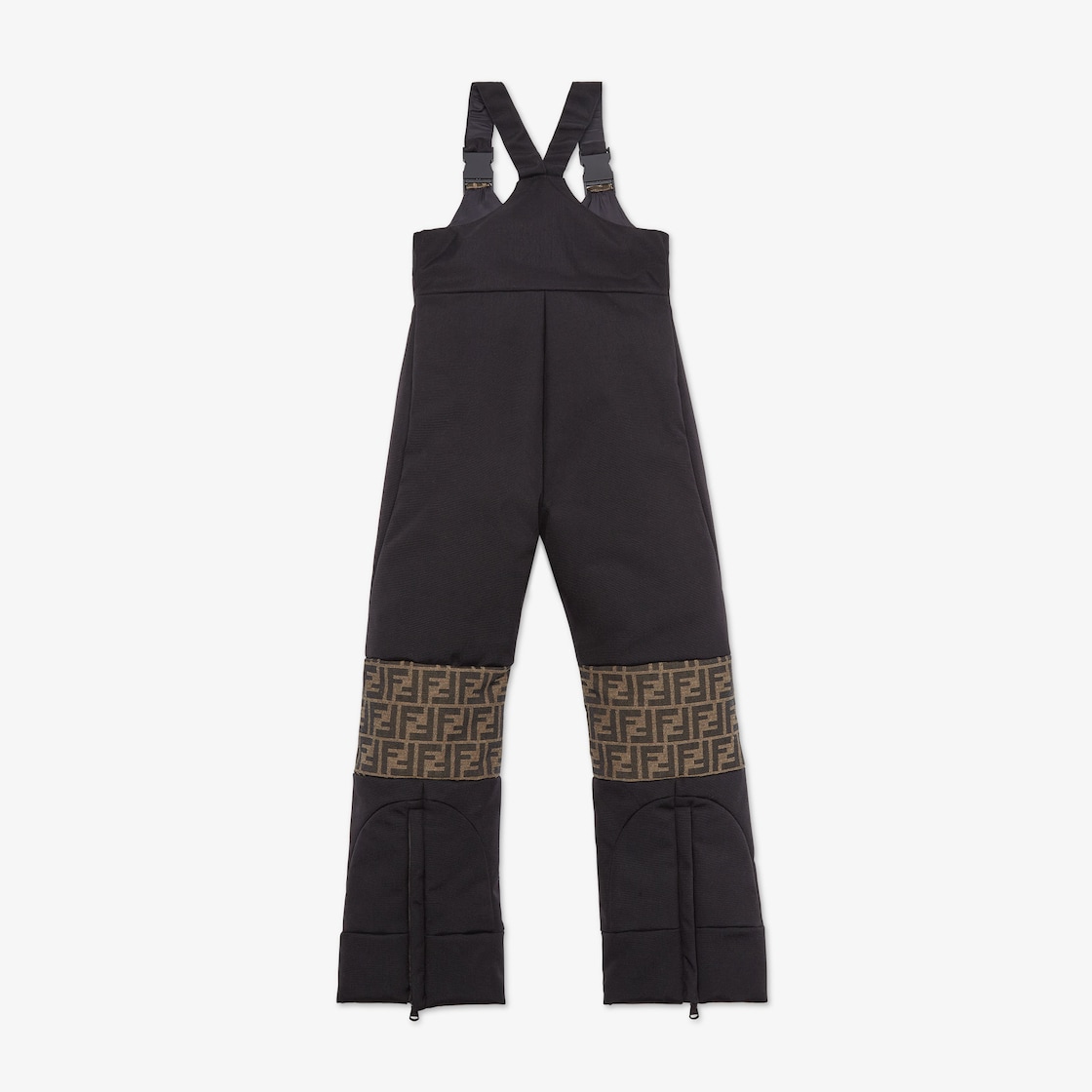 Fendi Ff Canvas Ski Trousers in Black