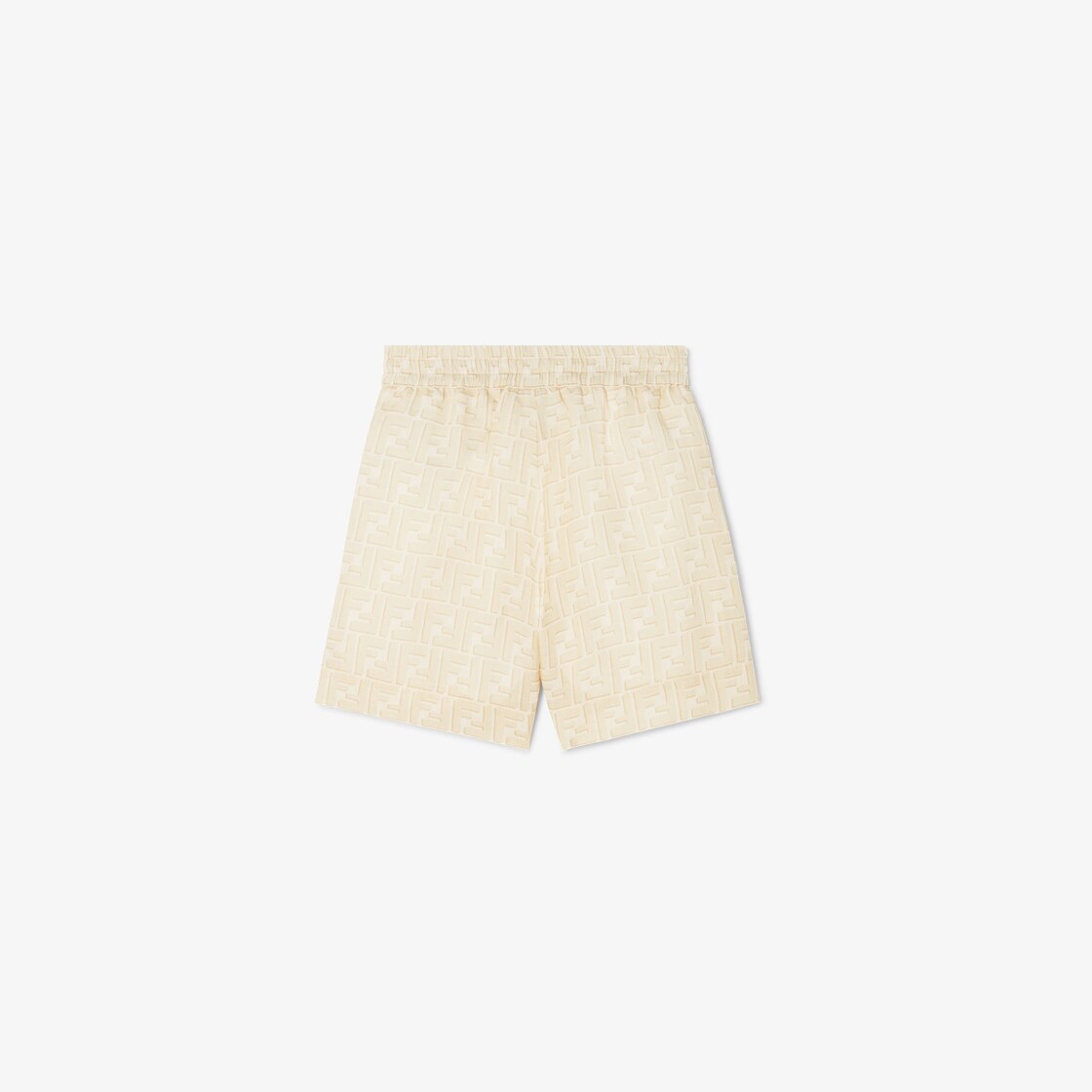 Junior Bermuda shorts Beige linen Bermudas with logo Beige - Image 2/3