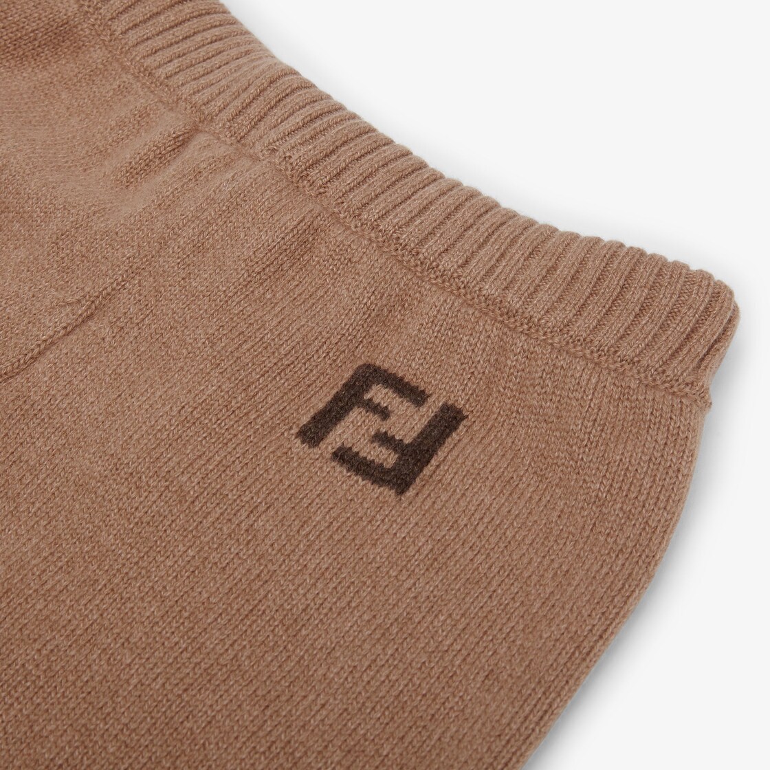 Junior Trousers Pure cashmere knitted junior trousers in caramel false - Image 3/3