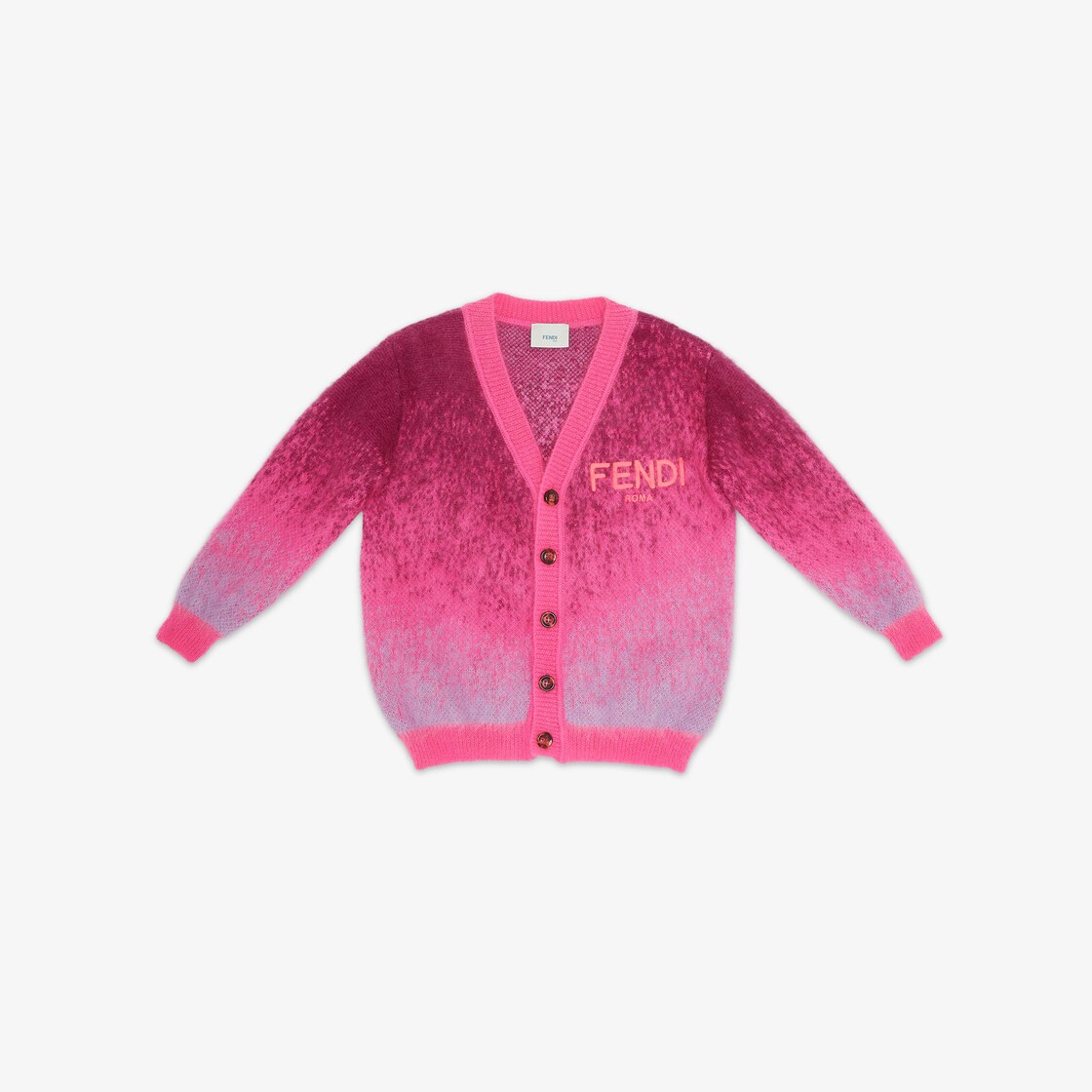 Junior Cardigan - Multicolor wool junior cardigan | Fendi