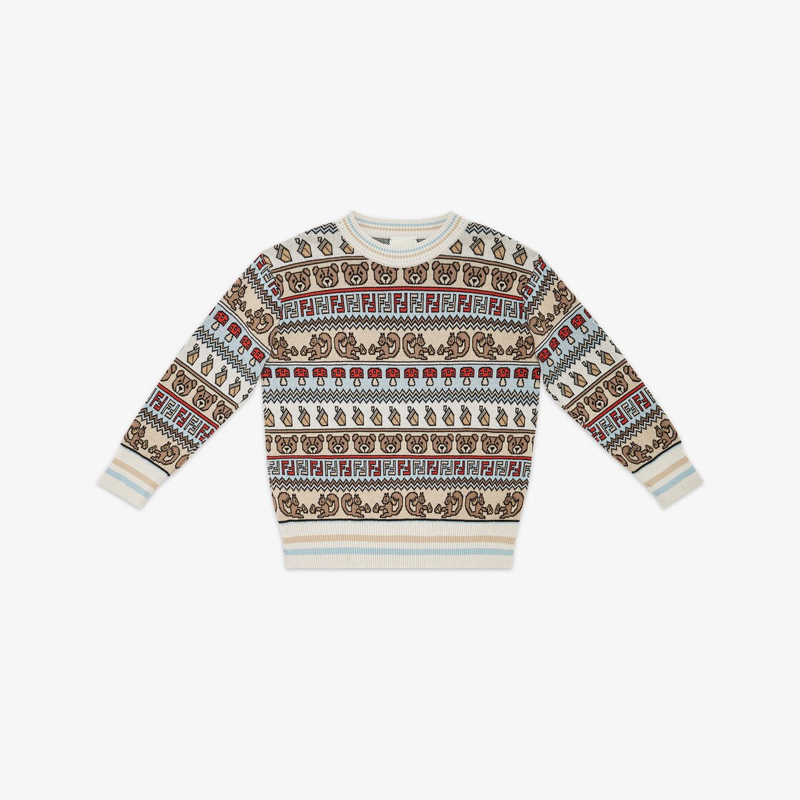 Junior crew-neck jumper Cotton junior crew-neck jumper Multicolour - Image 1/3