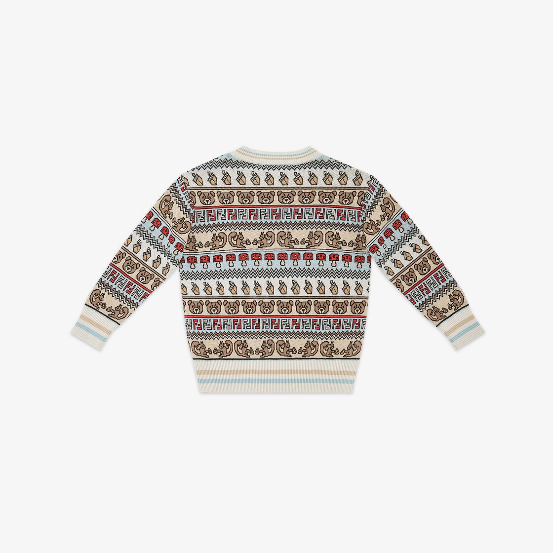 Junior crew-neck jumper Cotton junior crew-neck jumper Multicolour - Image 2/3