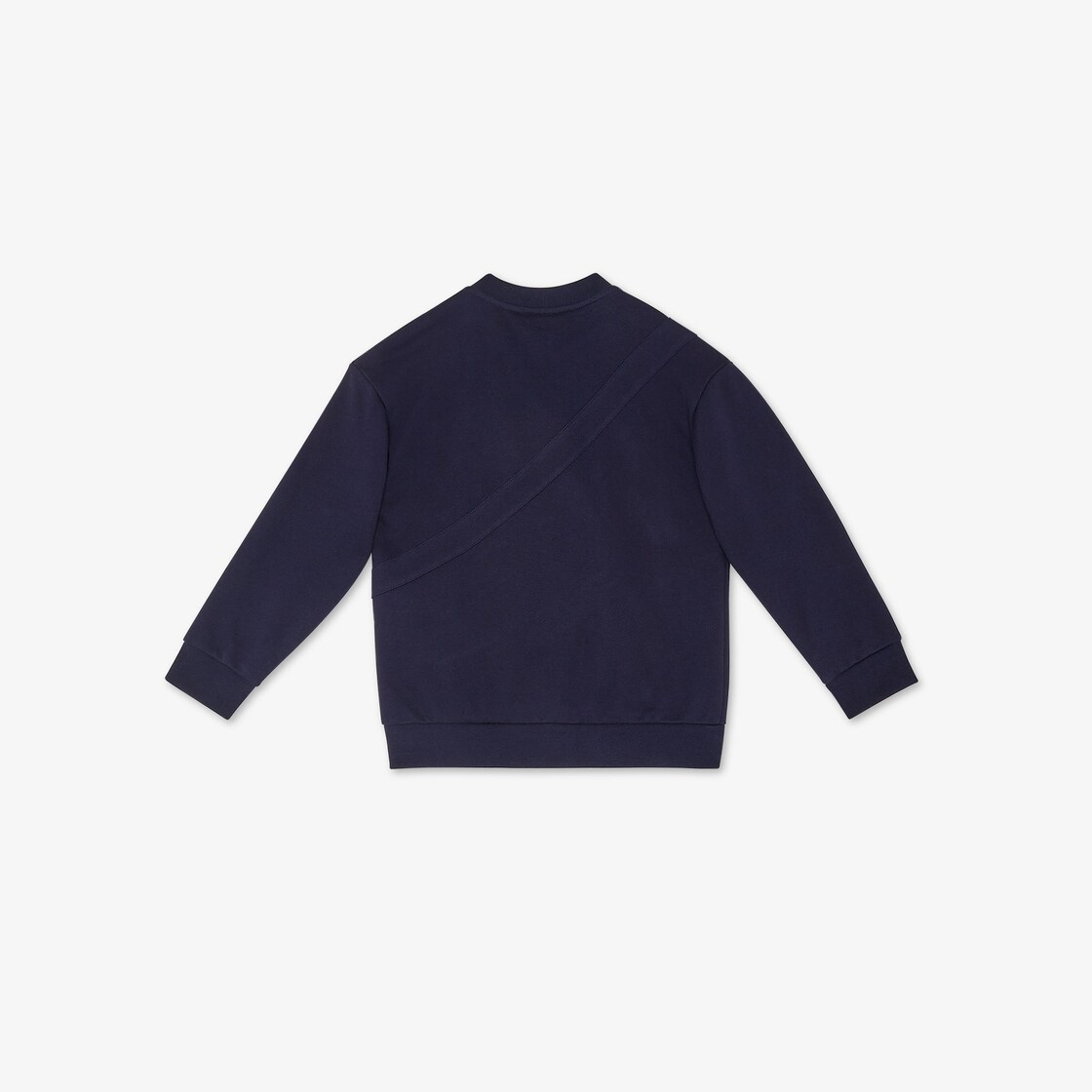 Junior Sweatshirt Navy blue sweatshirt with large Baguette Fendi