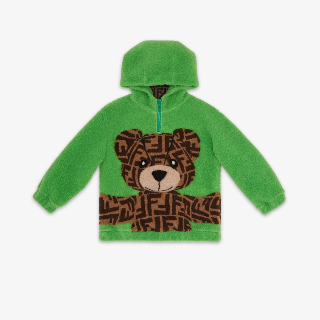 Gucci teddy hotsell bear hoodie green