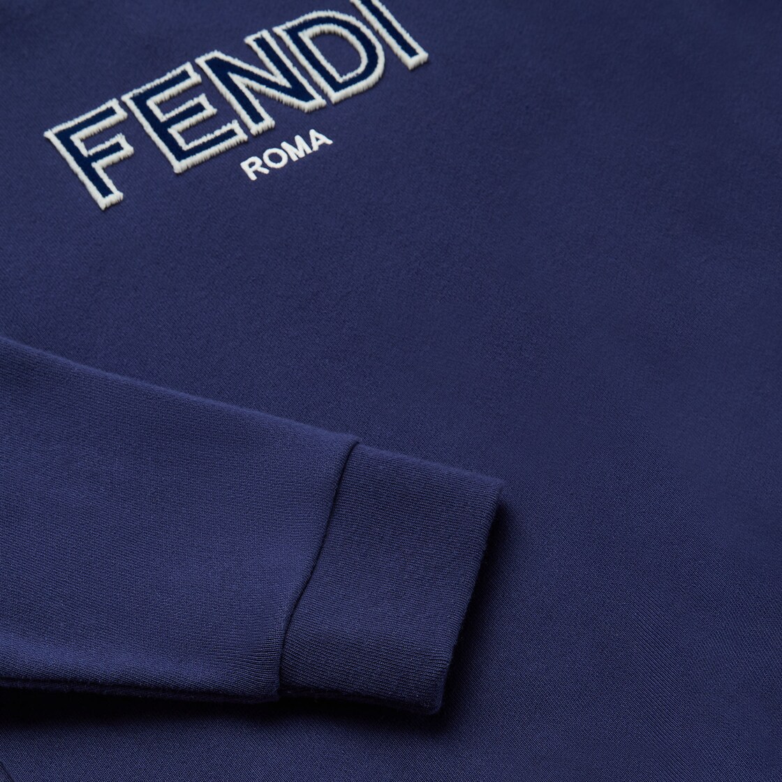 Fendi blue sweatshirt hotsell