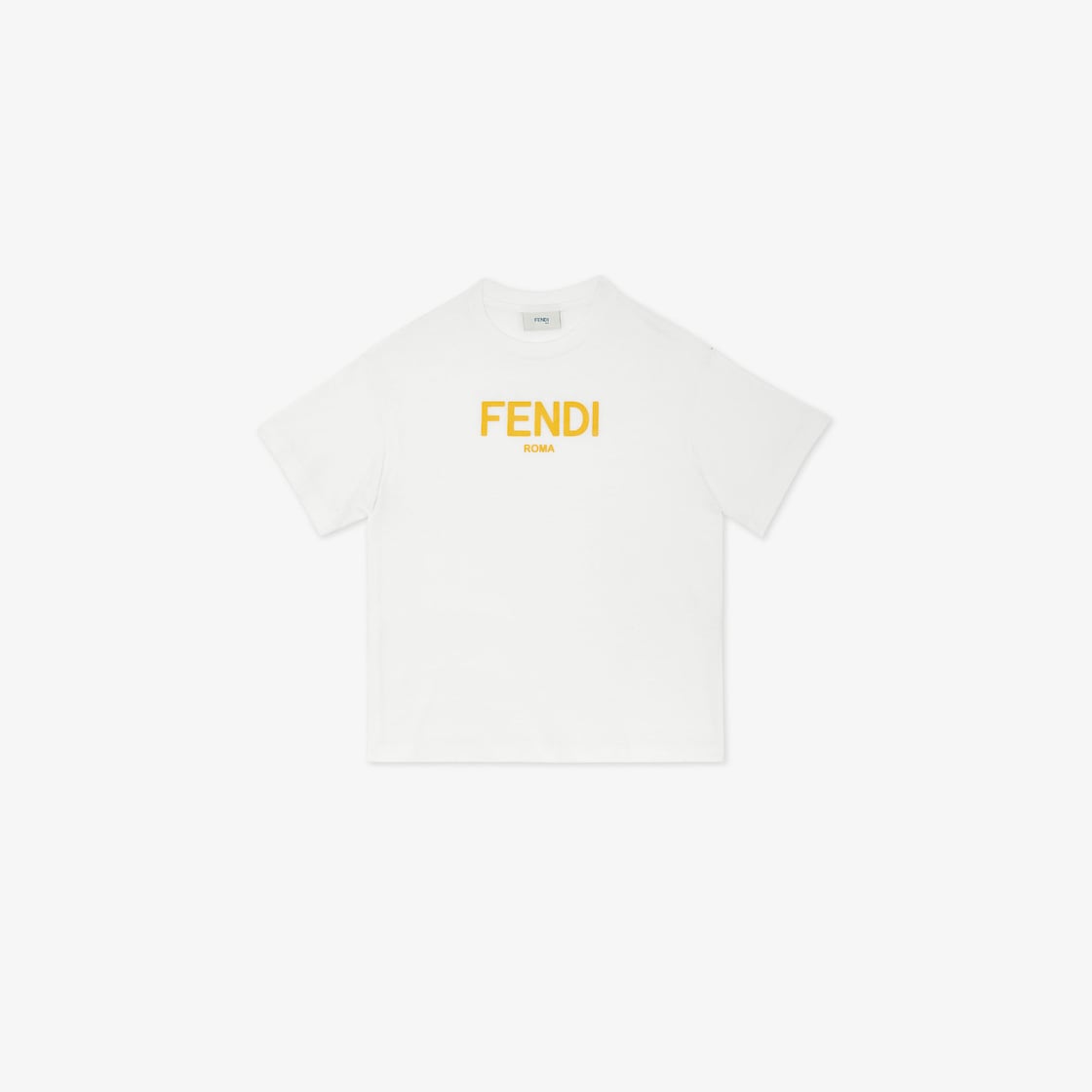 ジュニア Tシャツ - FENDI ROMAロゴ入り、ジャージー製ジュニアTシャツ 