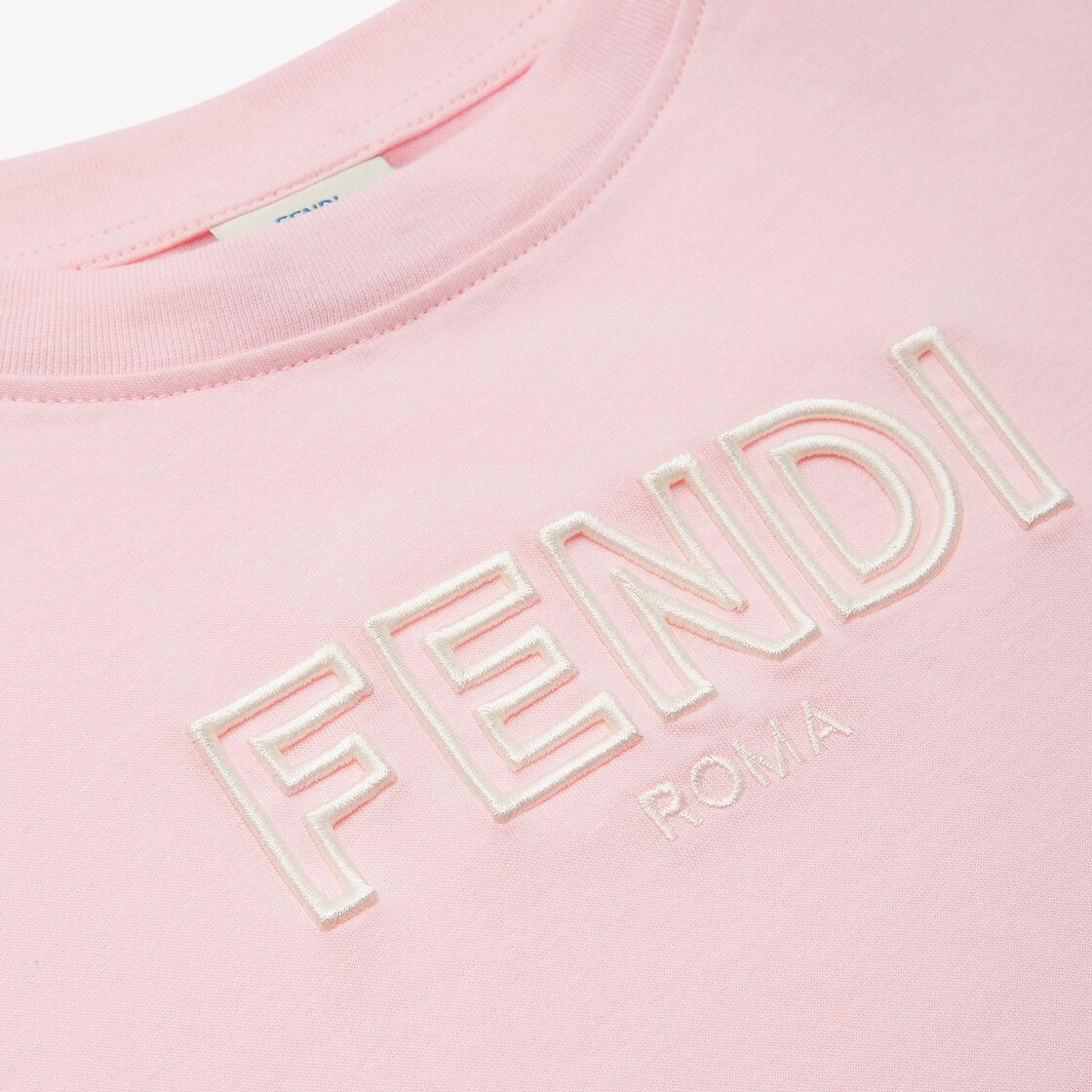 Junior T-Shirt Cotton Pink | Fendi