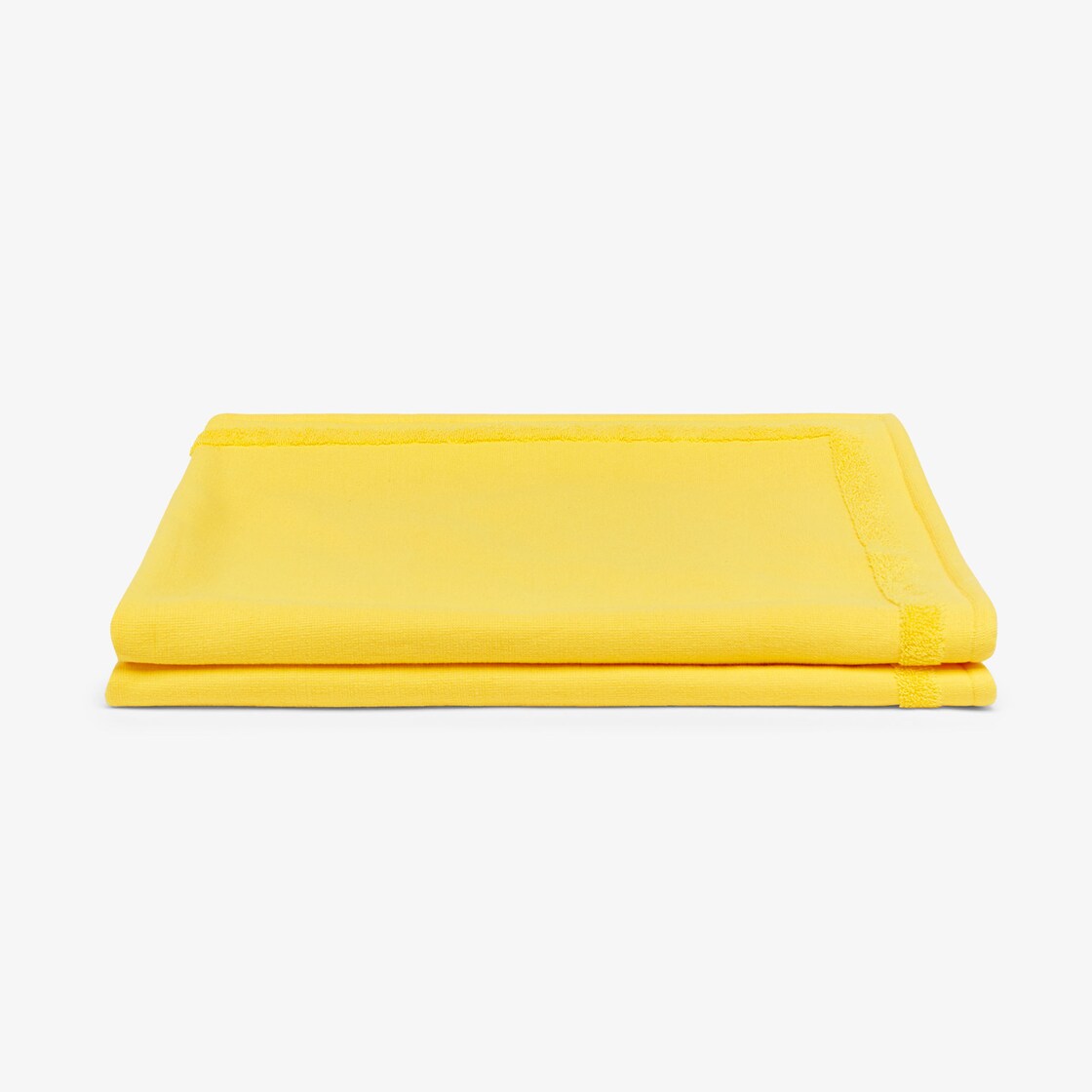 Terry beach towel Cotton Yellow - Image 1/2