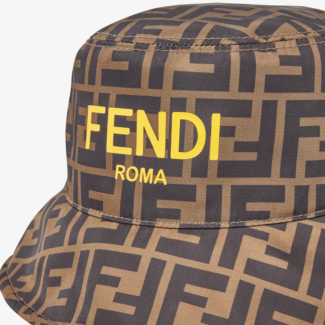 Shop Fendi Kid's Reversible Monogram Bucket Hat