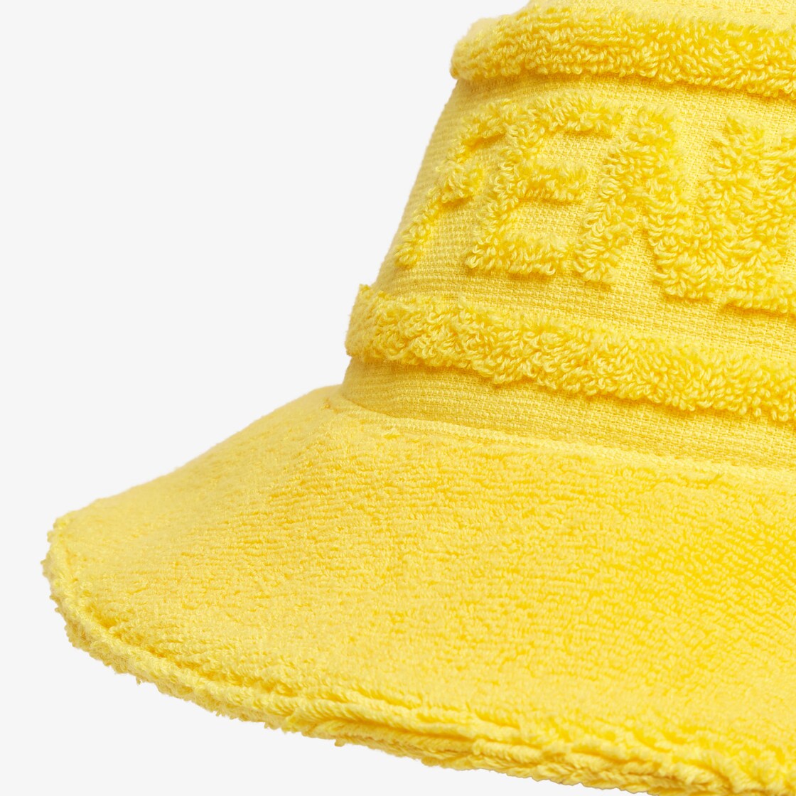 Terry cloche hat Cotton Yellow - Image 3/3