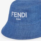Denim junior cloche hat