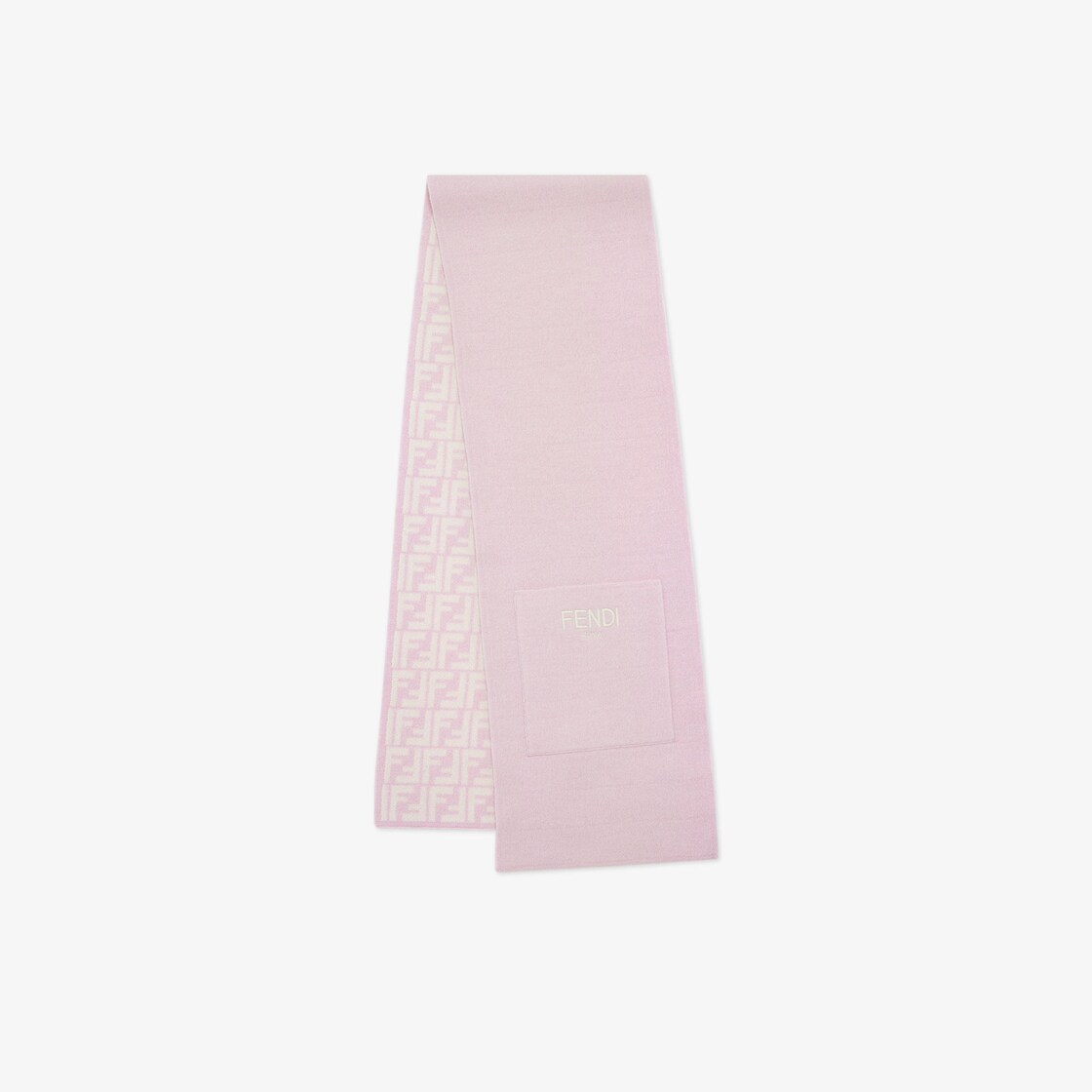 Knit junior scarf Wool Pink - Image 1/4