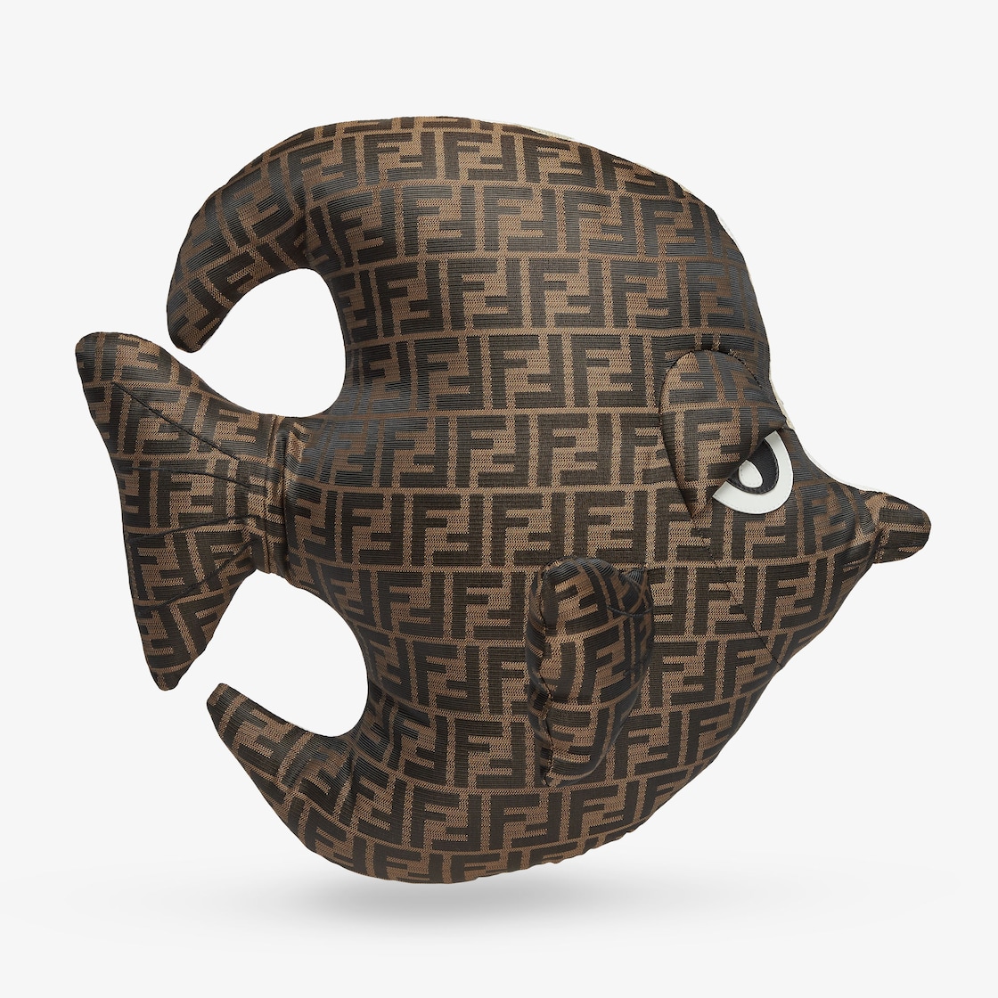 Fish cushion Cotton Brown - Image 3/4